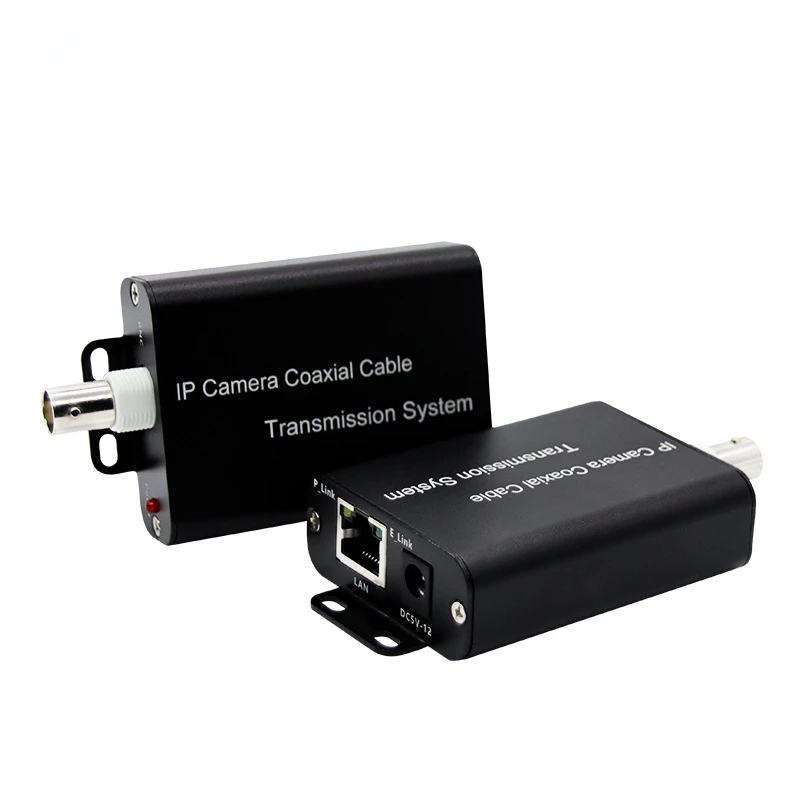 IP Network Extender Coaxial Analog Video Line To HD Digital Network Cable Signal Amplification Transmission Converter