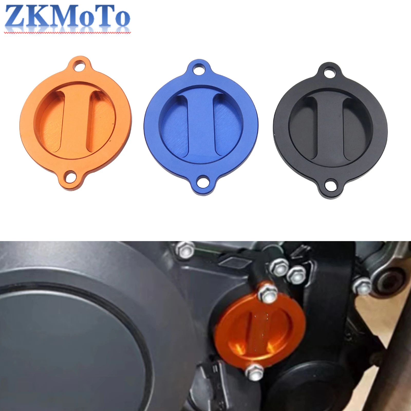 Motorcycle Engine Oil Filter Cover Cap For KTM EXC 450 500 SXF 690 990 1050 1190 1290 SMC ENDURO Aadventure Duke RC 125 200 390