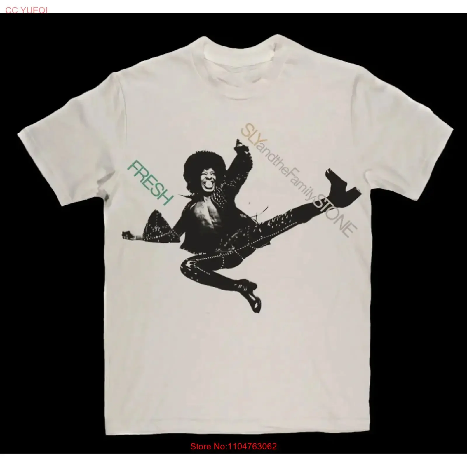Sly And The Family Stone Fresh T shirt size S 5XL vintage Washed Comfortable Unisex Casual graphic Soft Stylish