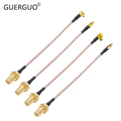 RF Coaxial RG316 Cable SMA RP SMA to MCX MMCX Male plug & Female jack Straight & Right Angle RF Jumper pigtail Cable 4inch~10FT