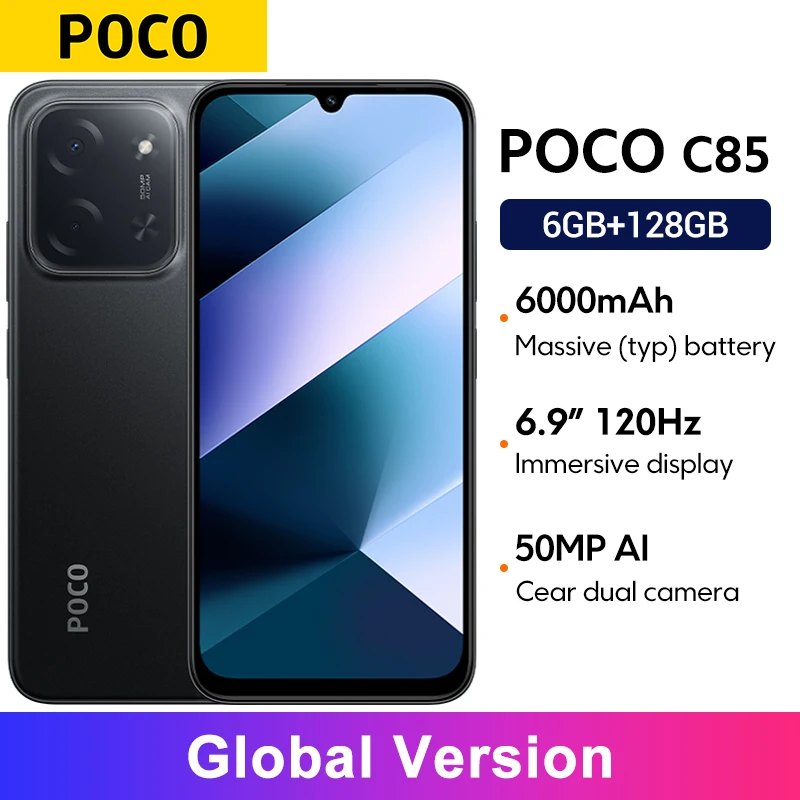 POCO C85 グローバル版 6000mAh S8b734b03cbed4d7295ffe8575b3a9
