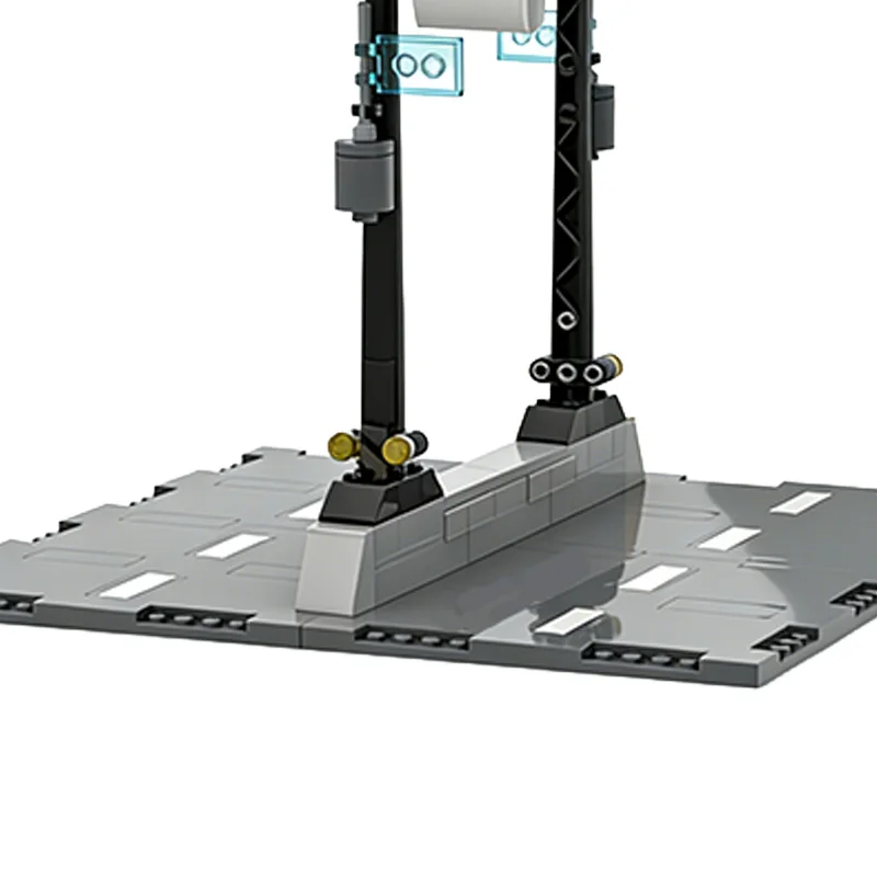 198 ชิ้น บิลบอร์ดแบบโมดูลาร์สำเร็จรูป MOC ปรับแต่งได้ บล็อกตัวต่อแบบโมดูลาร์ ของเล่นเทคโนโลยี DIY สำหรับเด็กผู้ชาย ของขวัญคริสต์มาส