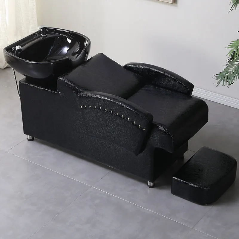 Reclining Minimalist Machine Luxury Shampoo Bed Ergonomic Living Room Shampoo Bed Business Myjka Fryzjerska Bathroom Furniture