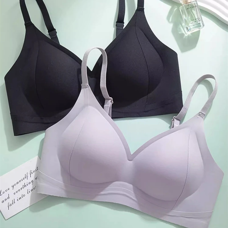 Seamless, Wire-free Bra, Push-up, Comfortable, Breathable, Auxiliary Breast-retracting, Supportive, Enlarged Lifting Bra