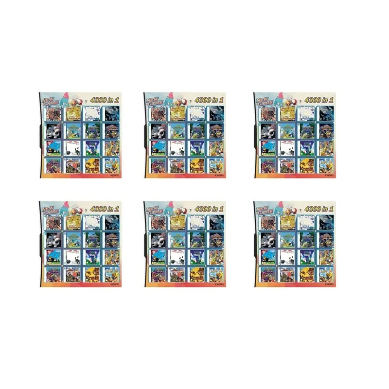 4300 In 1 DS Compilation Video Games Cartridge Multicart For NDS 2DS 3DS Combo Classic Game Cards Children's Birthday Gifts