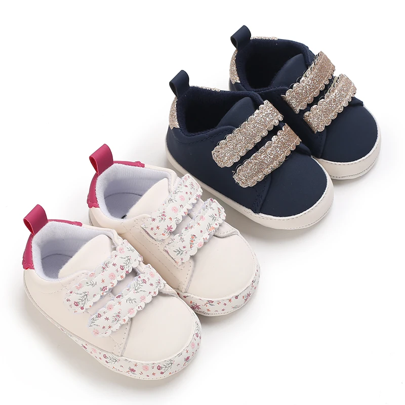 Ying's Baby Girls' Walking Shoes Baby Warm Casual Shoes Board Shoes Princess Shoes Autumn And Winter Styles