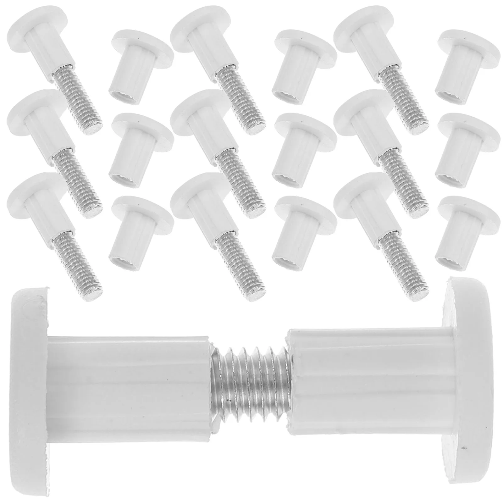 

50pcs Furniture Kit Board Joint Fastener Woodworking Table Top Fasteners Screws Nut Hardware Connecting Fastener Set