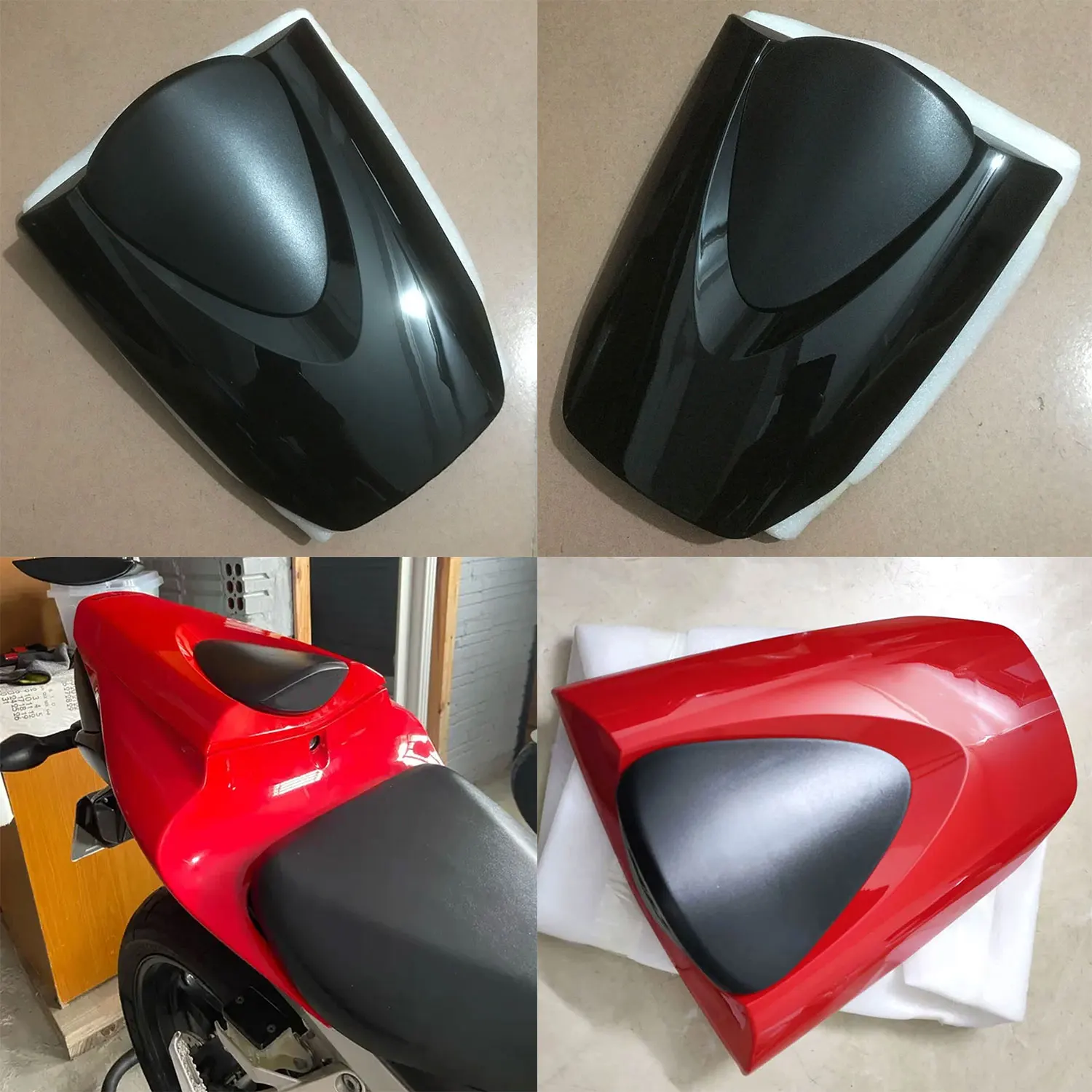 Para Honda CBR600RR CBR 600RR 2021 2022 2023 2024 2025 cubierta de asiento trasero de pasajero para motocicleta accesorios de carenado de joroba