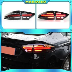 LED Rear Running Light + Brake Lamp + Reverse + Dynamic Turn Signal Car LED Tail Light Taillight For Ford Mondeo MK5 2013 - 2016