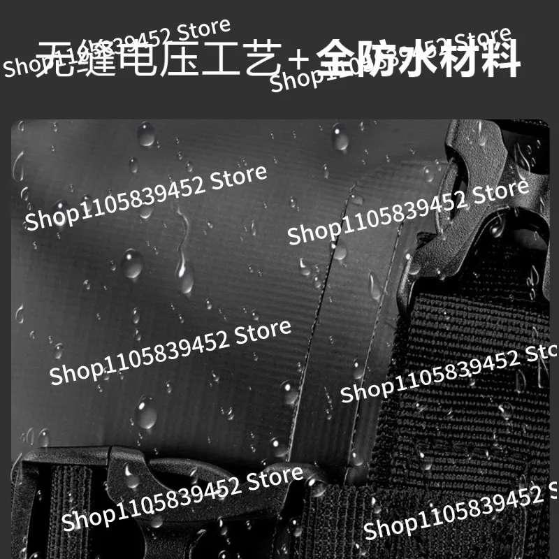 For Motorcycle Bar Side Bag Multifunctional Riding Bag Large Capacity PVC Backpack Waterproof Shoulder Bag N
