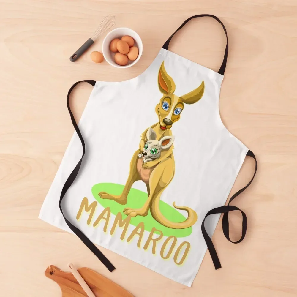 

MAMAROO Kangaroo Mother's Day Apron professional hairdresser Restaurant Apron