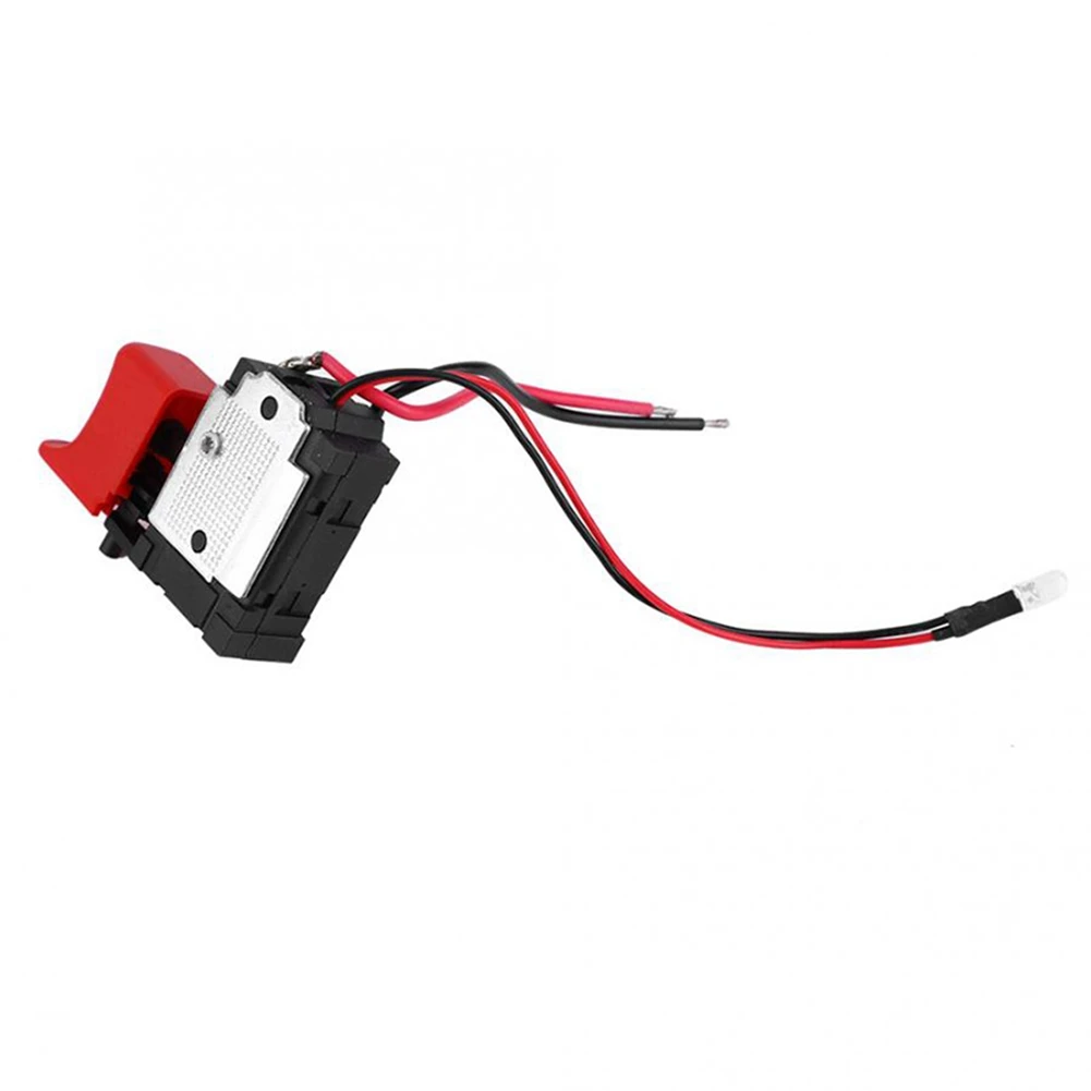 สวิตช์ทริกเกอร์ Bor listrik 7.2V-24V DC แบบปรับได้สีดำ