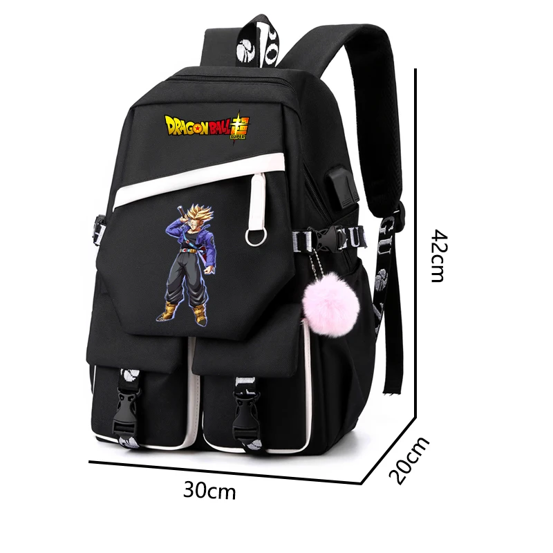 Dragon Ball Backpack Teenage Girl Boy School Backpack Children Mochilas Student Cartoon Bag Anime Canvas Women Rucksack Knapsack