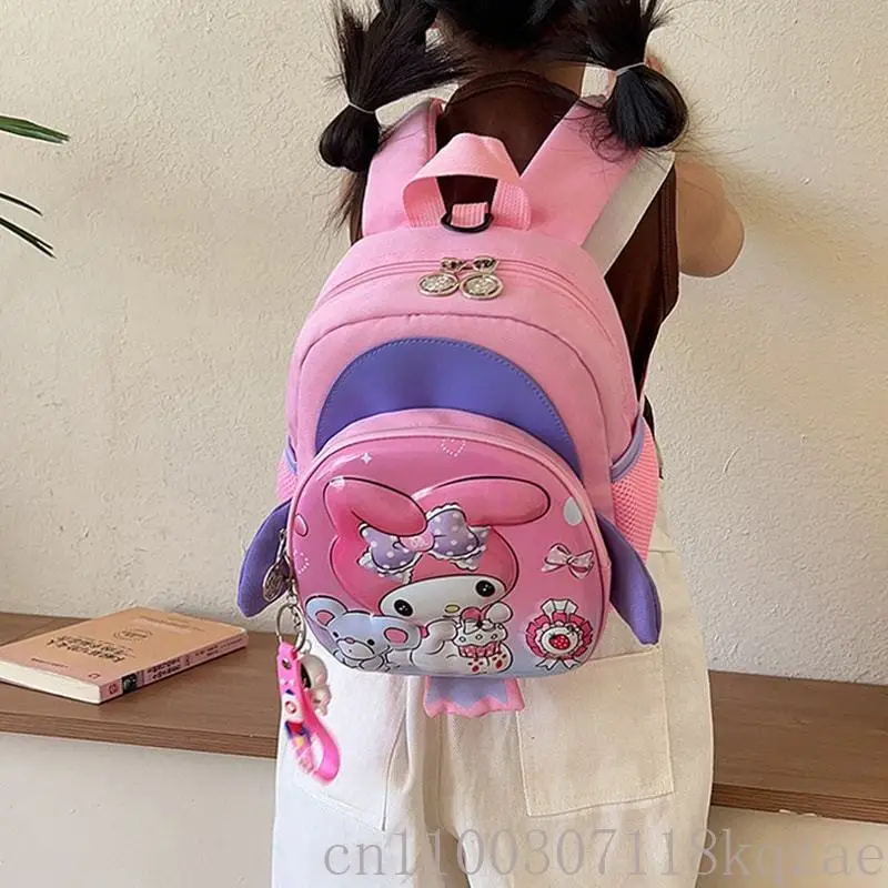  Backpack Kuromi My Melody Design Cute Anime Cartoon for Children Pupil School Stationery
