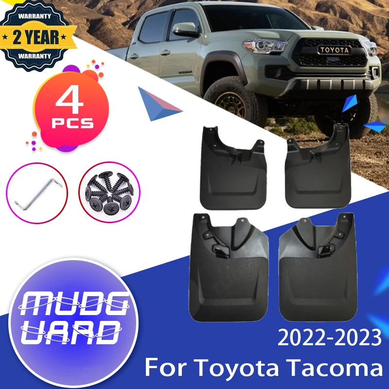 

Front Rear Mudflap for Toyota Tacoma 2023 Accessories 2022 N300 Fender Mudguard Mud Flaps Guard Splash Mudguards Car Accessories