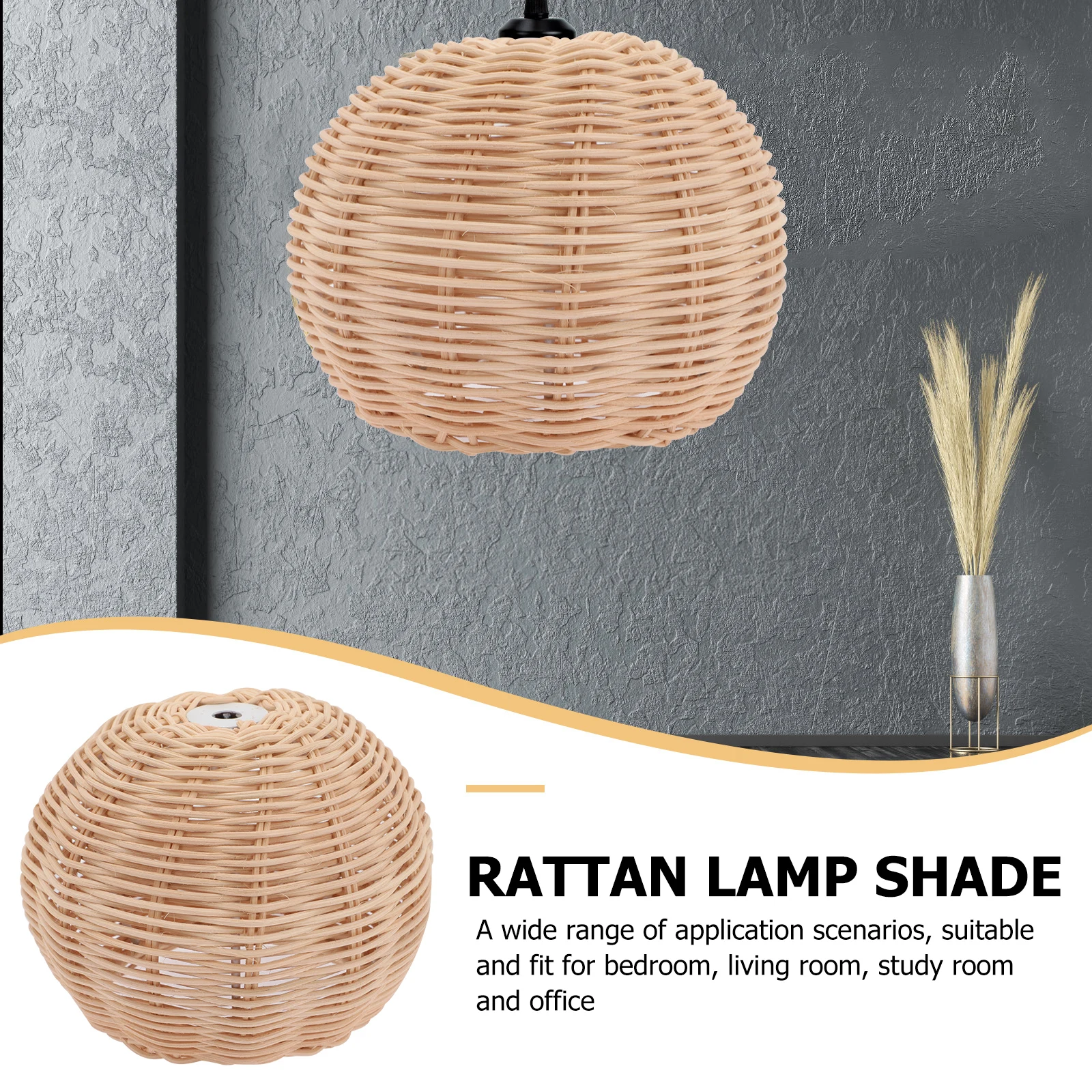 

Exquisite Rattan Woven Light Base Stand Delicate Diy Supply Creative Night Lamp Accessory Decorative Lamp Base For Bedroom