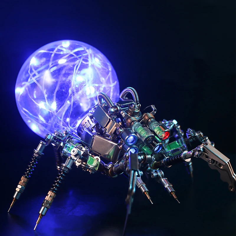 

Electric grid spider, DIY metal model assembly trend, advanced puzzle building blocks, spider ornaments, birthday gifts