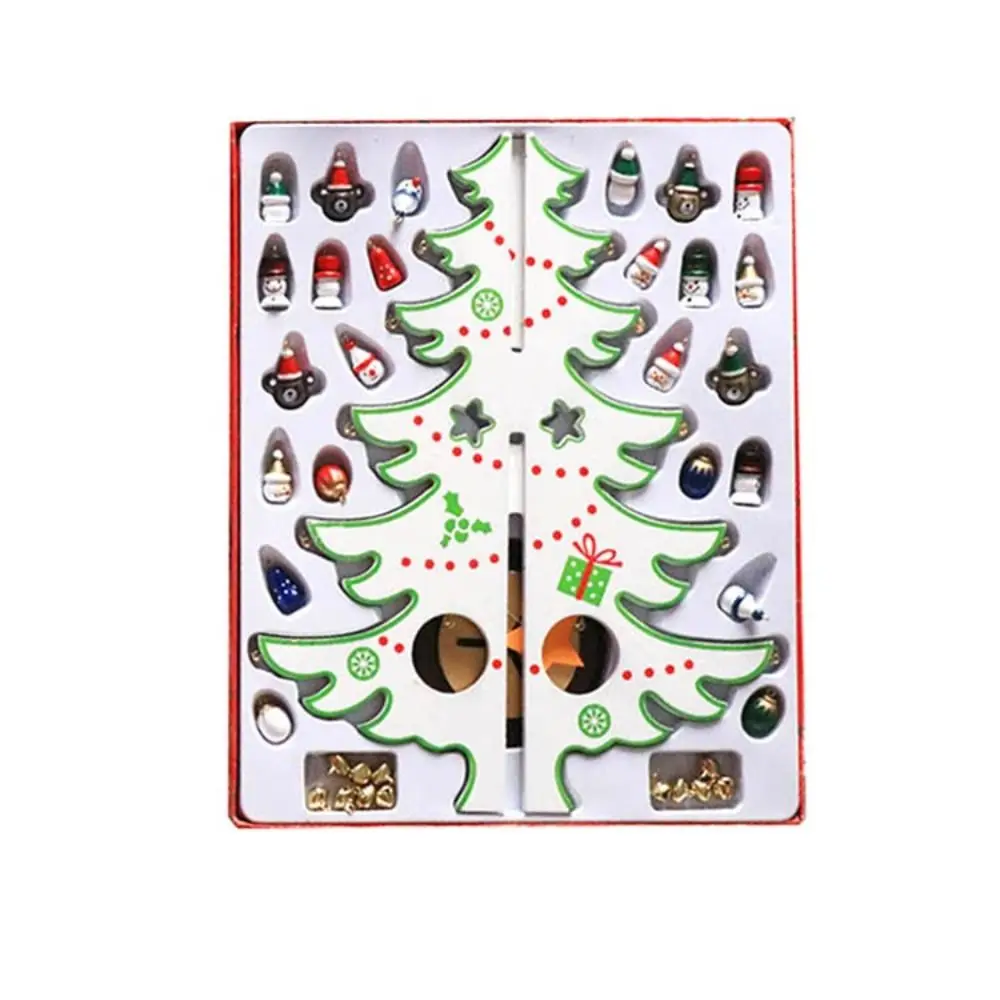 Ornement de Noël en bois, structure stéréoscopique, taille mini, assemblage DIY, artisanat fait main.