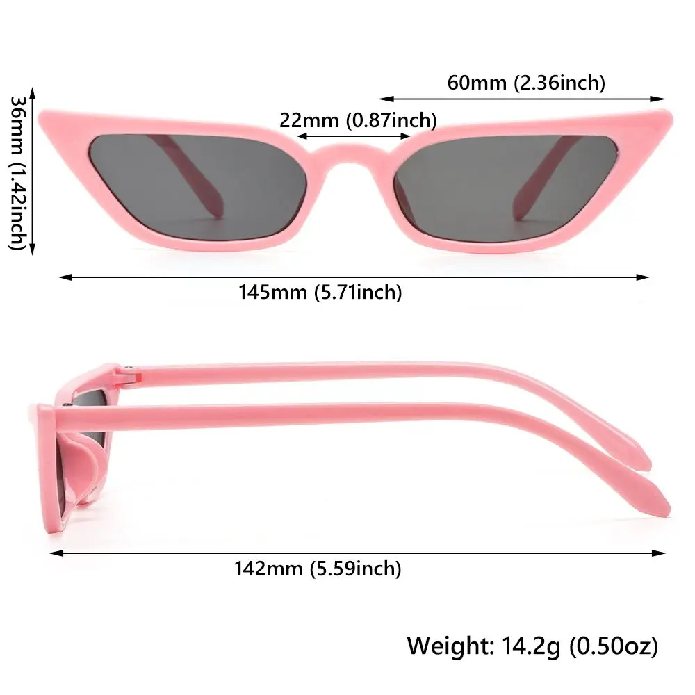 Gafas de sol pesca UV400 – Montura pequeña ojo de gato vintage