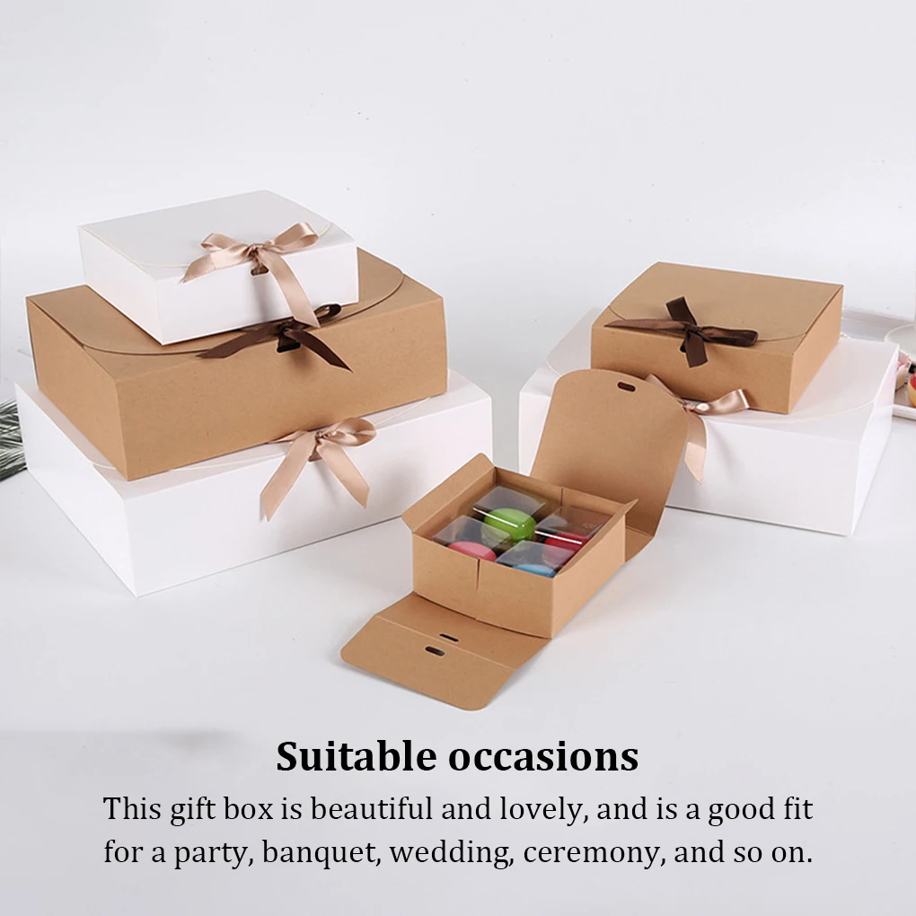 

10 штук бумажных подарочных коробок для печенья на помолвку, портативные коробки для сувениров
