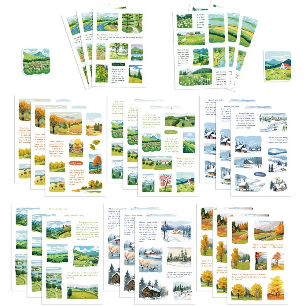 Наклейки для ноутбука, 8 листов