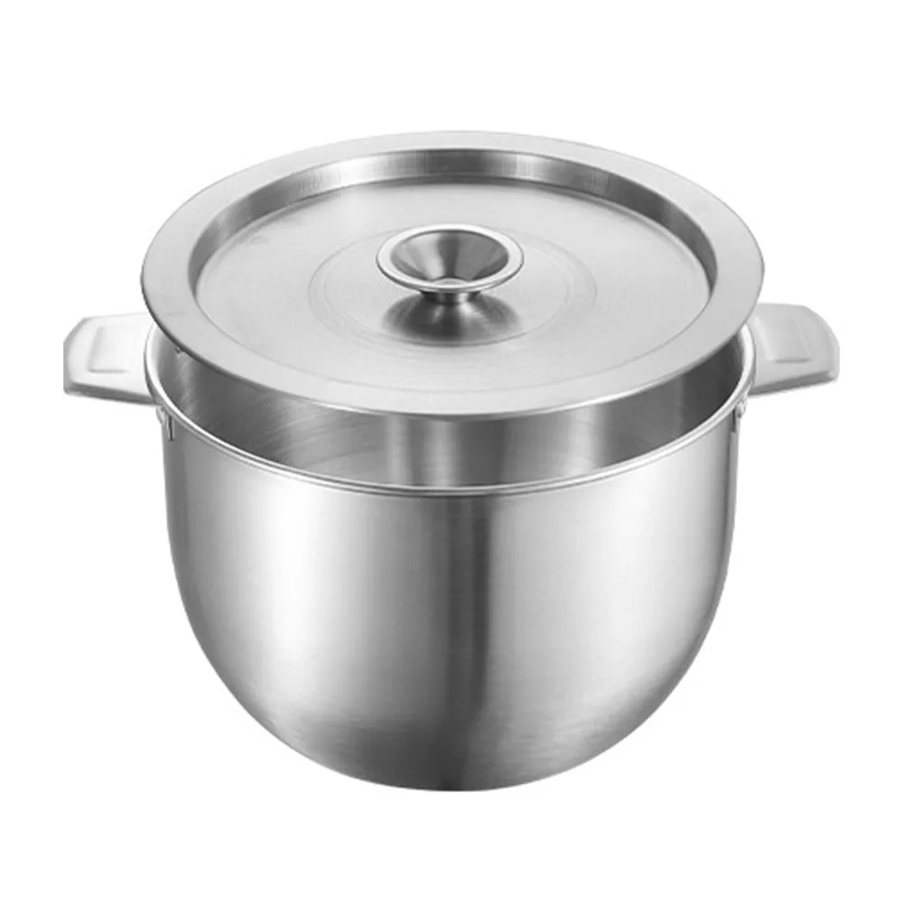 

1 set 1 Set Stainless Steel Basin Lard Container Kitchen Gadget Large Capacity Multi Purpose Cooking Oil Storage Tank Household