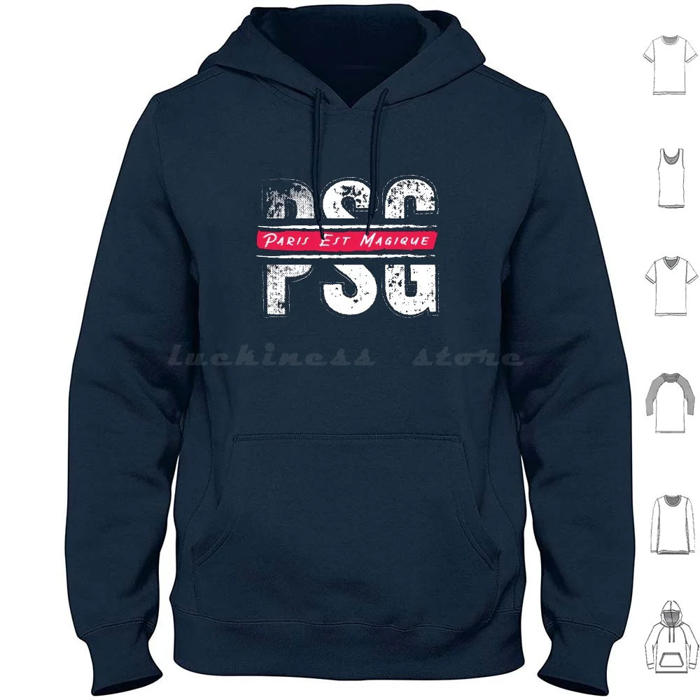 Paris Is Magical Hoodie Cotton Long Sleeve Paris Paris Is Magical Ultra Paris Collective Ultras Paris Auteuil Bend Paris Sg