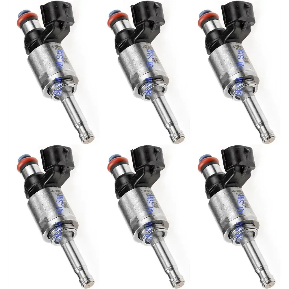

6Pcs 16450-R9P-A01 16450R9PA01 GDI Fuel Injector For Honda Pilot Ridgeline Odyssey Acura MDX 3.5L V6 Nozzle Matched Set