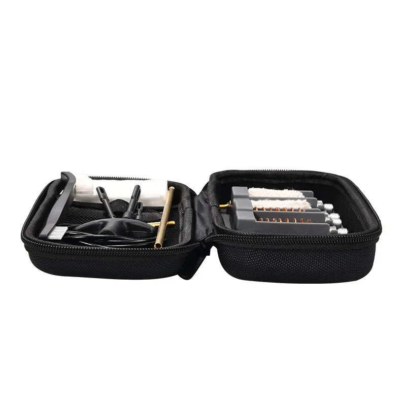 Boosteady Universal-Waffenreinigungsset für Kaliber.22,.357,.38, 9mm,.45 mit Bronzebürste und Messingsägeadapter – Detail 8