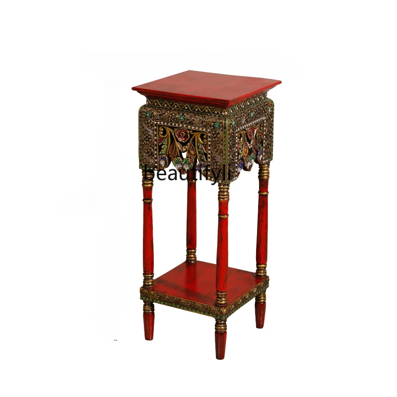 Flower Rack Shelf Living Room Interior Jardiniere New Chinese Art Floor Flower