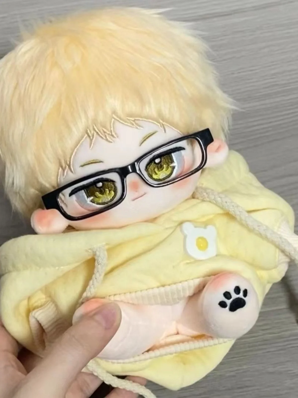 Anime Haikyuu!! Kei Tsukishima Property Cosplay Stuffed Dress Up Clothes Plush Xmas Gift Cotton Doll Cartoon Send Friend Presell