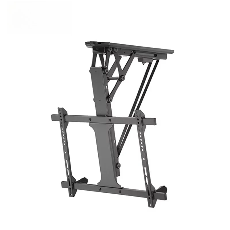 

32-70 Inch Smart Electronic Ceiling TV Stand Height Adjustable Remote Controls TV Lifting Motorized Ceiling Bracket