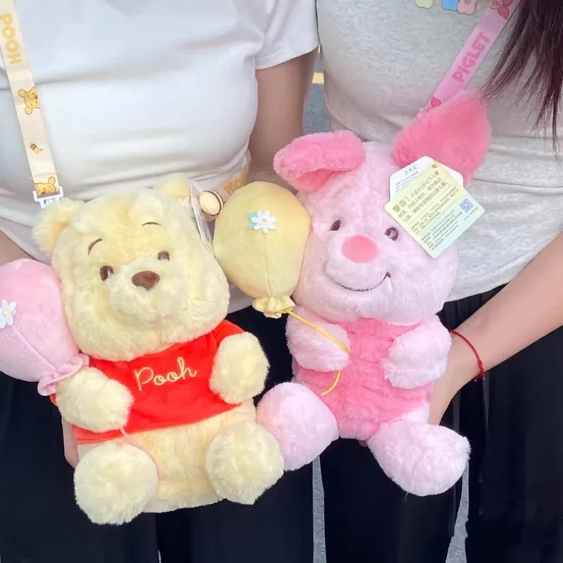 Disney Winnie l'ourson ours porcelet peluche poupée jouet sac à dos Anime Donald canard cartable sac à dos oreiller cadeau d'anniversaire