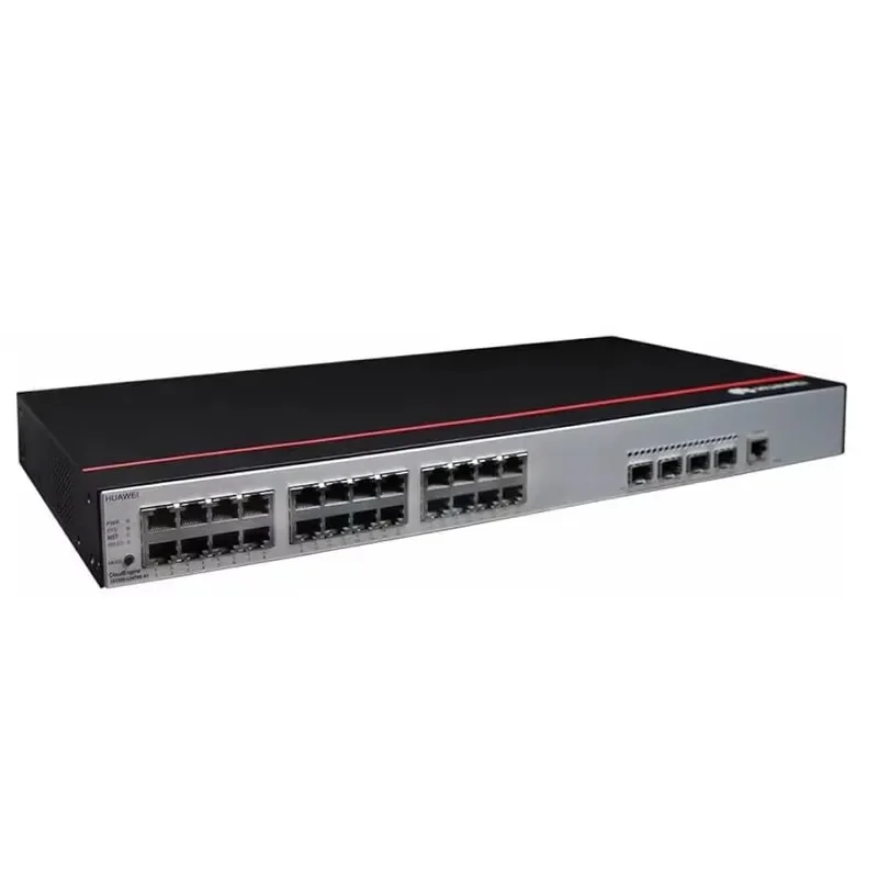 Original New S5735-L24P4XE-A-V2 24*10/100/1000BASE-T Ports 4*10GE SFP+ Ports 24 Ports Network Switch