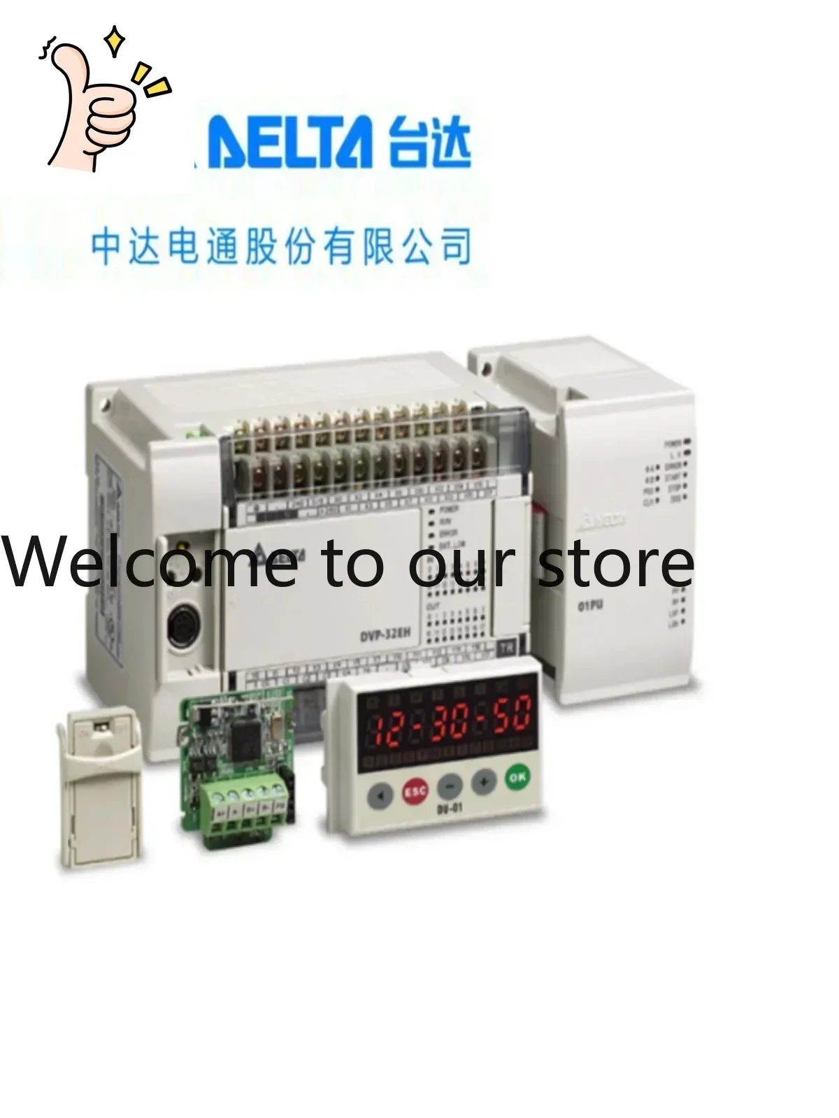 2025 Delta PLCEH3 Right Side Analog Module DVP04/06/08TC/DA/XA/PT/AD-H2/H3 Original