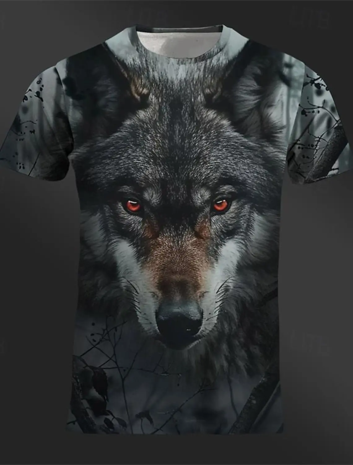 3D Print Graphic Wolf Eagle Retro Vintage Casual Men\'s Streetwear Summer Short Sleeve Crew Neck T shirt For Men Animal Printed