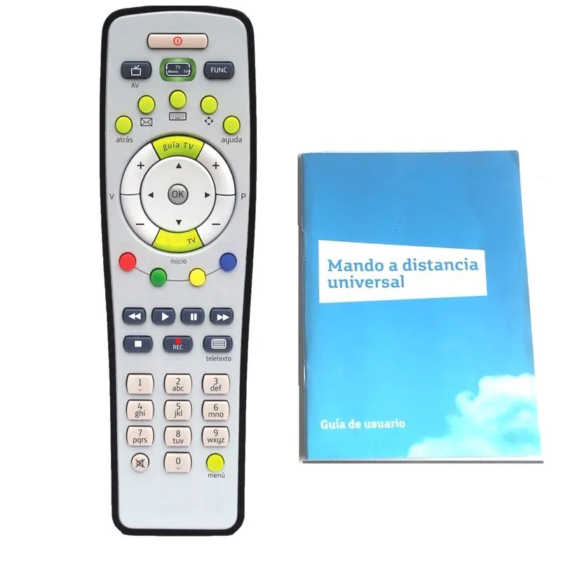 Controller for ADB Zyxel ARRIS Decoder with TV Universal Function , RCU STB Remote control for Movistar