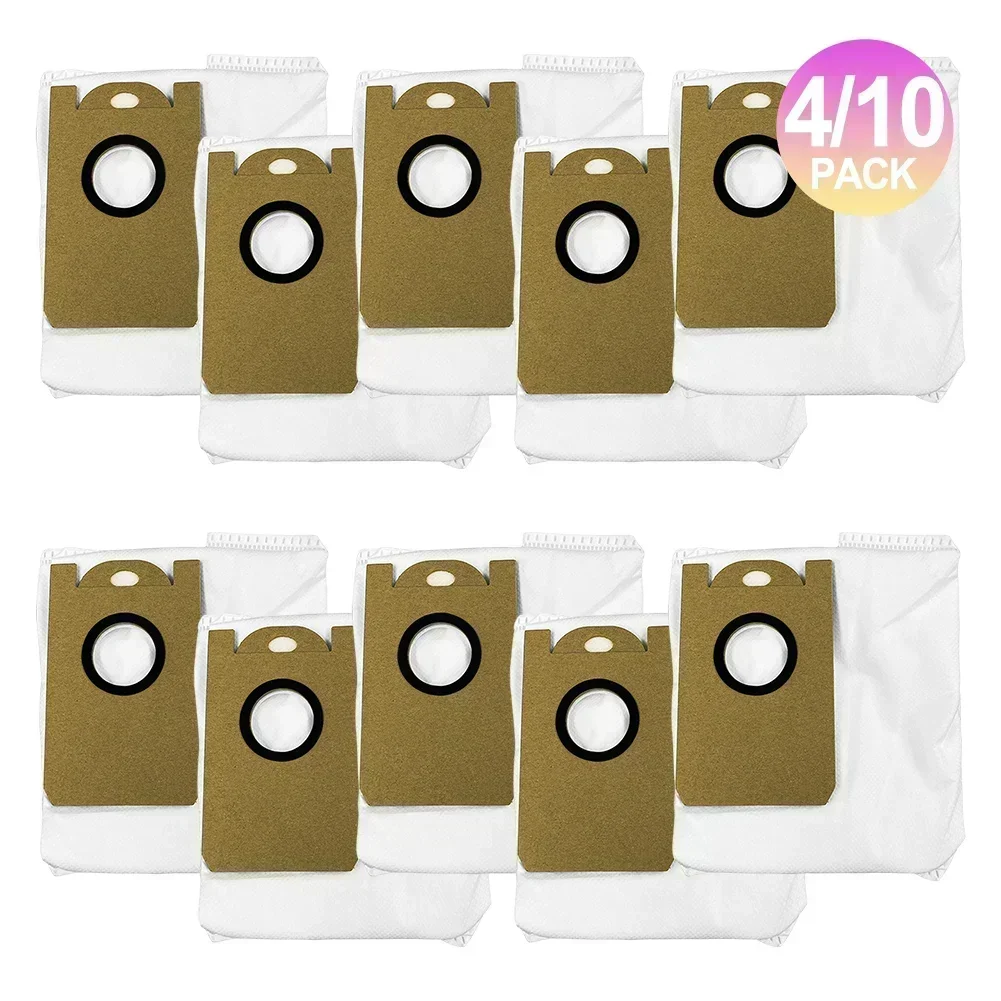 10/4PCS Four-stage Filter System Dust Bag Two Layers Nonwoven Fabric Dust Bag  For Okami R120 Robot Vacuum Cleaner Spare Parts