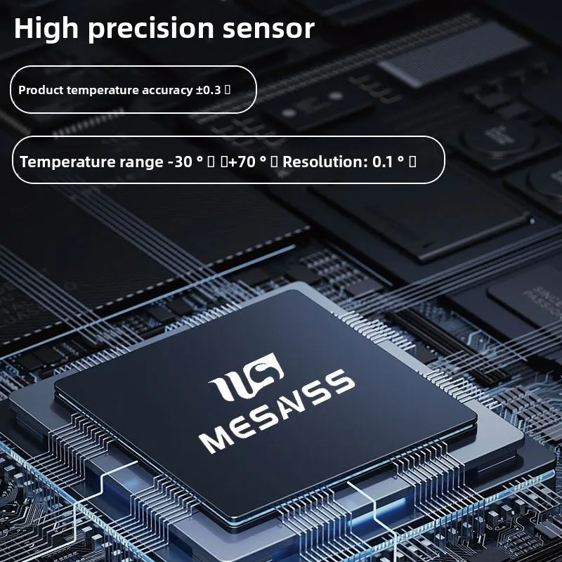 High-precision Outdoor Lithium Battery Digital Display Cold Chain Temperature and Humidity Recorder Long Battery Life