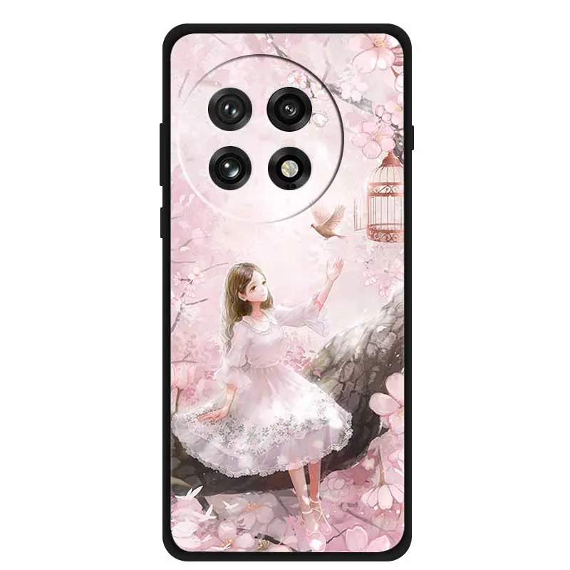 For OnePlus 13R 5G Case Cute Animal Printing Silicone Soft Bumper Covers for Oneplus 13R 1+13 R TPU Coques Phone Cases Back Capa