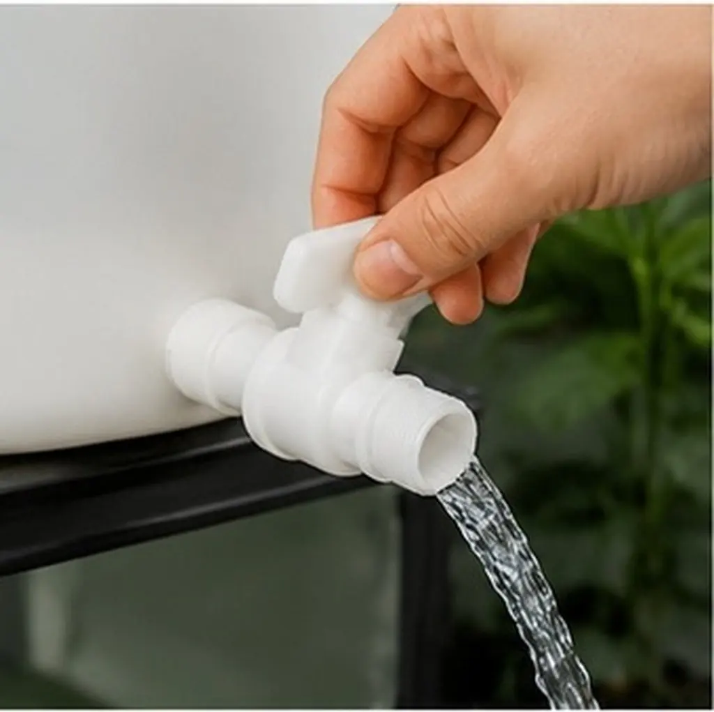 3 4 Inch Garden Valve Plastic Spigot Faucet for Hydroponic Rainwater Collection Drum Barrel Tank Water Jug Spigot