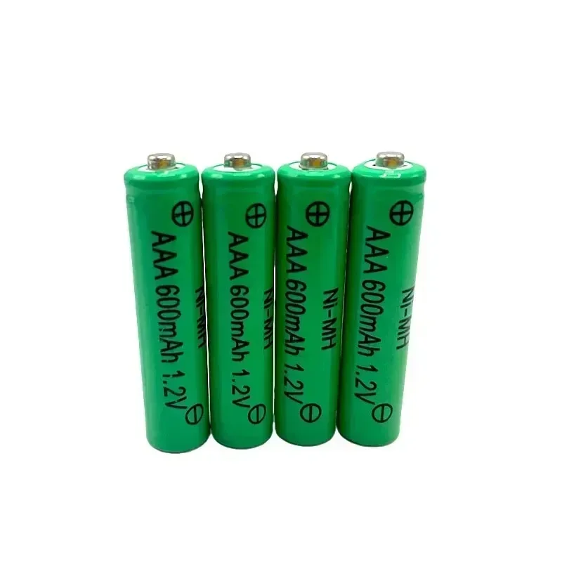 New AAA1.2V Battery 600mAh Rechargeable Ni-MH Battery 1.2 V AAA Battery Suitable for Clocks, Mice, Computers, Toys, Etc.