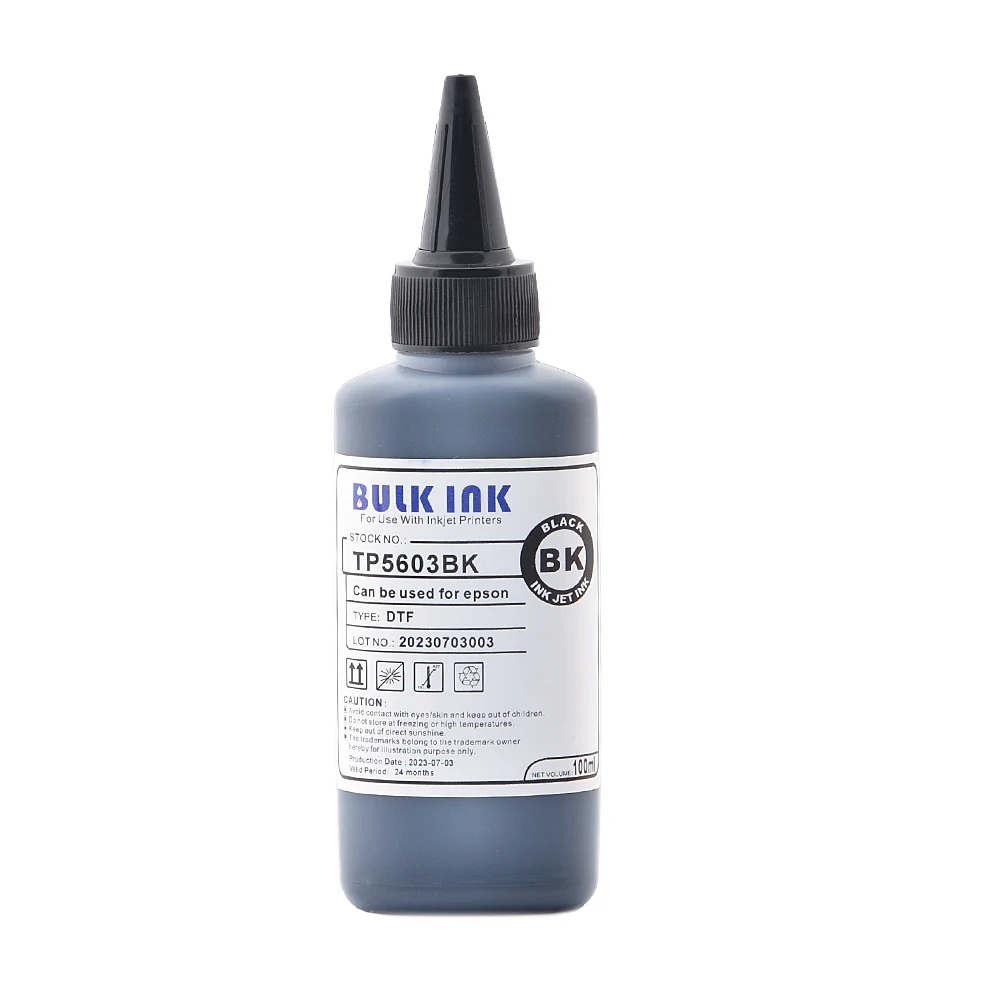 Tinta DTF de 100ml para transferencia directa de película PET, para impresora Epson L805, L1800, XP-15000, XP600, TX800