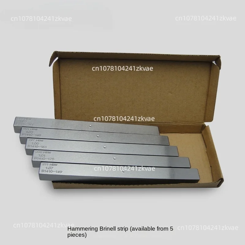 HBW5/750 Hammer  Bar   Hardness Tester Strip Shape 177-217 150-650 Hardness Block 5 Pieces 1 Set