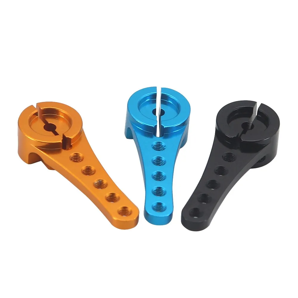 1pcs Aluminum Alloy 25t Steering Servo Arm Horn Length 46mm For 1/10 1/8 1/5 Rc Car Crawler Large Torque Servo Parts