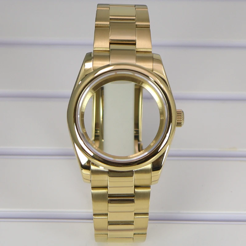 36mm/39mm Rose Gold NH35 Watch Case Parts Sapphire Glass For NH35 NH36 7S26 Miyota8215 DG 2813 29mm Dial Oyster/Jubilee Strap image 3