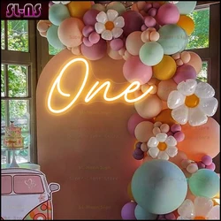Custom Different Size LED Neon One Sign First Birthday Party Sign Number 1 Signs for Birthday Kids Gift Light Sign Baby Show