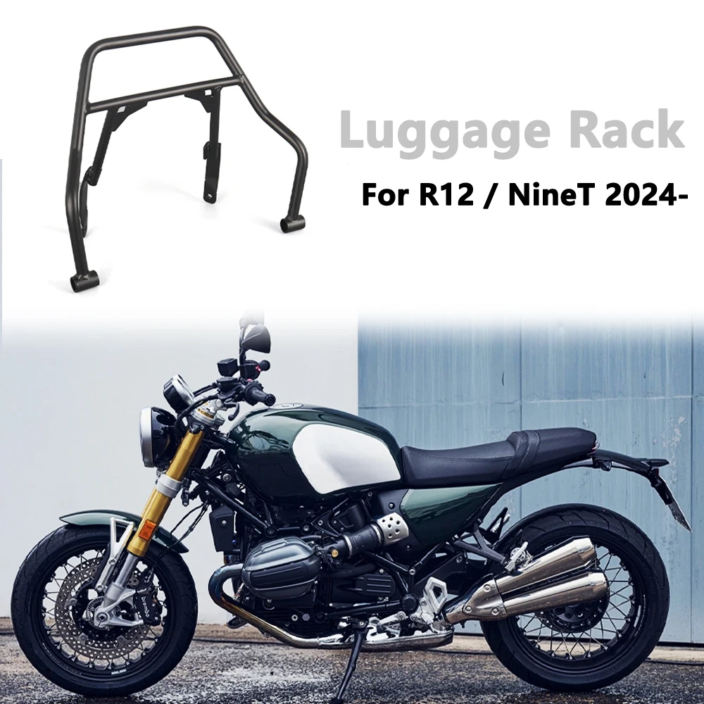 

Motorcycle Rear Solo Seat Luggage For BMW R12 R 12 NineT 2024 2025 Rack Top Case Rear Carrier Support Bracket