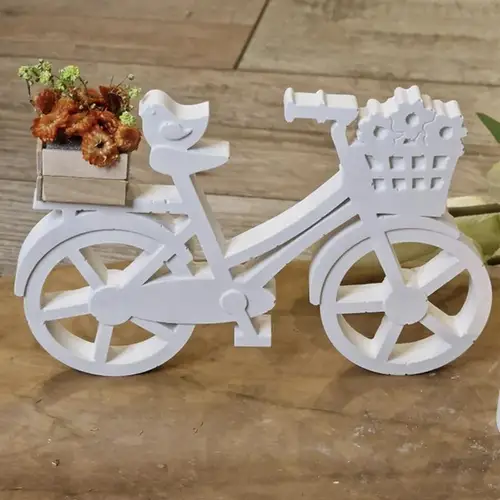 자전거 실리콘 몰드 자전거 초콜릿 퐁당 몰드 3D 미니 자전거 바구니 금형, 붙지 않는 DIY 목걸이 키 체인 금형 