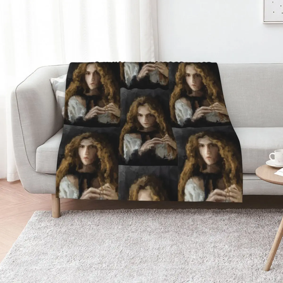 Helena Bonham Carter Vintage Throw Blanket Baby wednesday Thin manga funny gift anime Blankets